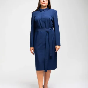 KLASIKINĖ MĖLYNOS SPALVOS SUKNELĖ